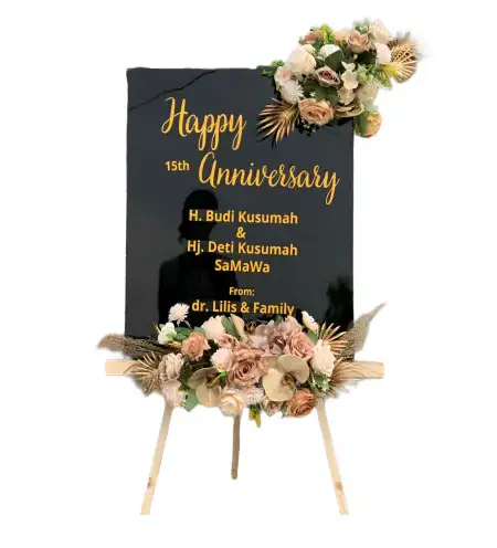 Papan Bunga Akrilik Salubattang